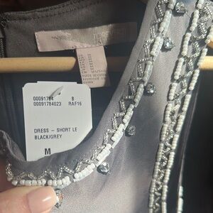 Forever 21 Black and Gray Mini Dress